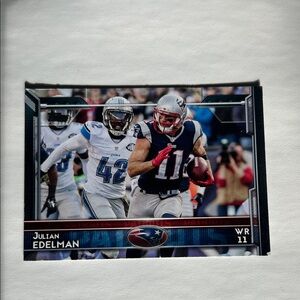 Julian Edelman Football Trading Card